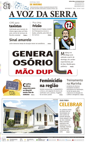 Edição de 24 de Julho de 2026 Edição de 24 de Julho de 2026